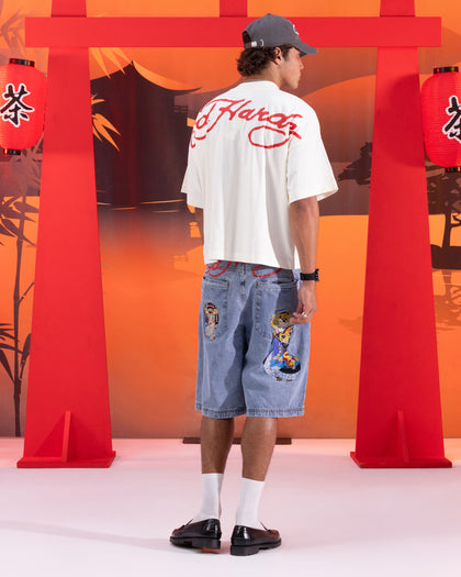 Ed Hardy Devil T-Shirt Off White