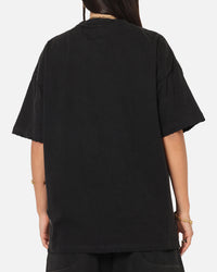 Saint Morta Fray Boxy T-Shirt Vintage Black