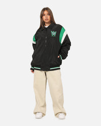 Bleacher Athletic New Zealand Warriors NRL Legacy Baseball Jacket Black