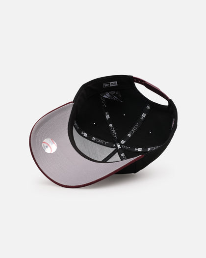 New Era Los Angeles Dodgers 'Burgundy Hearts' 9FORTY A-Frame Snapback Black/Maroon
