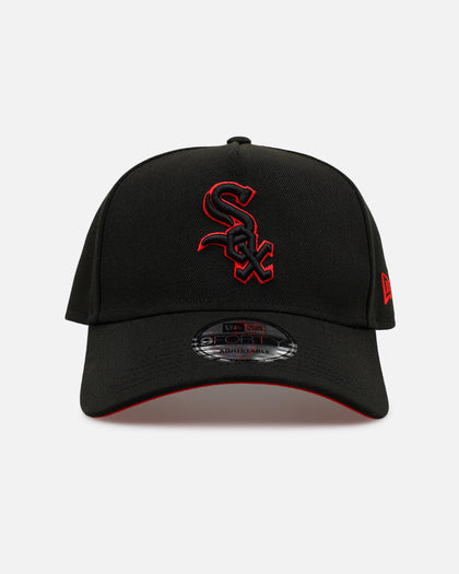 New Era Chicago White Sox 'Easy Black And Scarlet' 9FORTY A-Frame Snapback Black/Scarlet