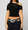 Ed Hardy Women's Aline Baby T-Shirt Black