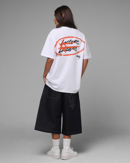 Loiter Stampout T-Shirt Vintage White