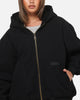 Carre Sherpa Lined Zip Hoodie Black