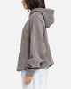 Saint Morta Lost Souls Boxy Hoodie Washed Charcoal