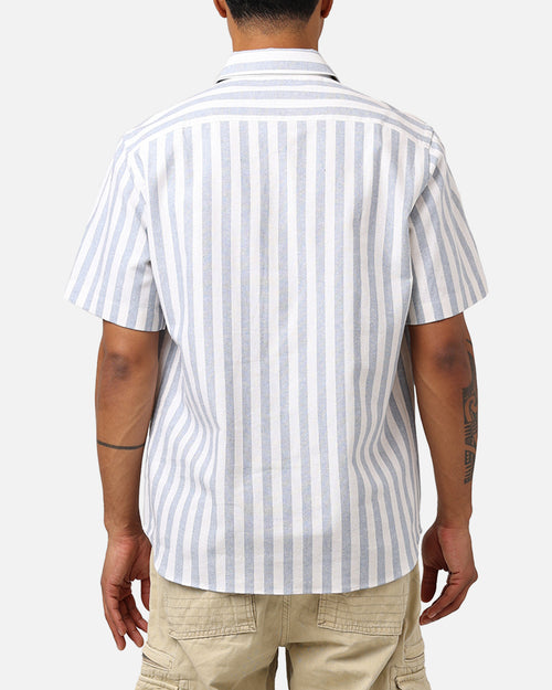 Raised By Wolves Striped Club Shirt Light Blue