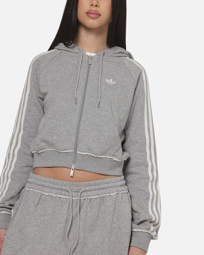 GFX Zip Track Top Medium Grey Heather