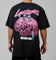 Loiter Brain Rot Vintage T-Shirt Black Acidwash