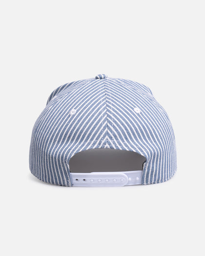 Loiter Retro Snapback Blue/White Stripe