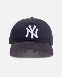 New Era New York Yankees 'Washed' 9FORTY A-Frame Unstructured Snapback Dark Blue