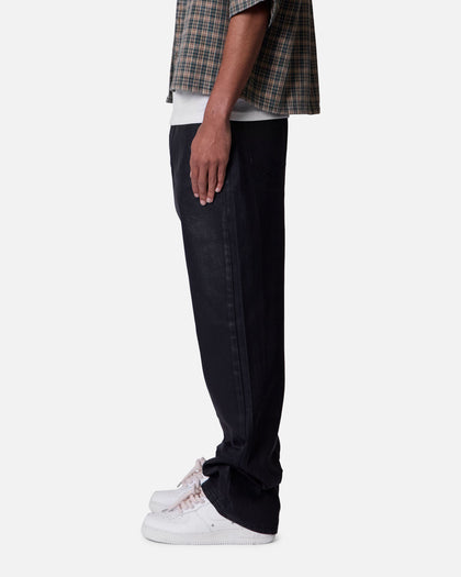 MNML Ultra Baggy Jeans Waxed Black