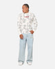Ed Hardy Tiger Waffle Long Sleeve T-Shirt Off White