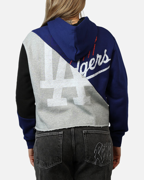 New Era Women's Los Angeles Dodgers Team Split Hoodie Blue/Grey
