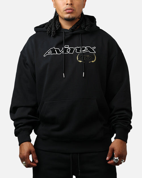 Avirex Gold Hoodie Black/Gold