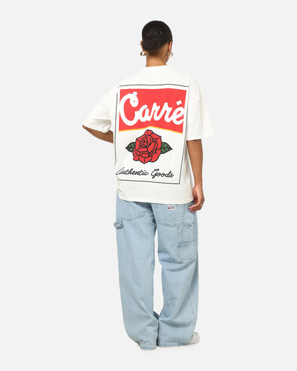 Carre Rose Box T-Shirt Off White
