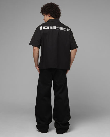 Loiter Rodeo Button Up Shirt Black