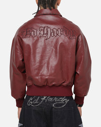 Ed Hardy Desert Bomber Jacket Red