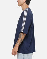 Adidas 3 Stripes Oversized T-Shirt Night Indigo