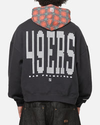 Mitchell & Ness San Francisco 49ers Star Spangled Cropped Hoodie