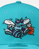 New Era Charlotte Hornets 'HWC' 9SEVENTY Trucker Stretch Snapback Turquoise