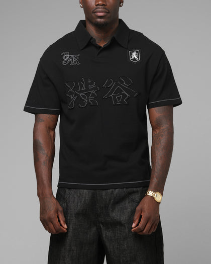 Loiter Unity Polo T-Shirt Black