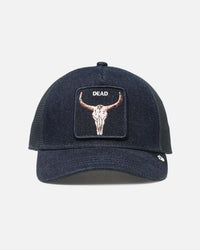 Goorin Bros Denim Dead Trucker Snapback Dark Denim