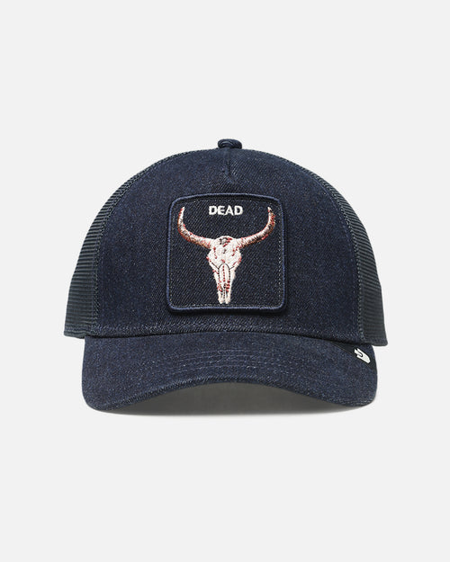 Goorin Bros Denim Dead Trucker Snapback Dark Denim