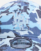 New Era Los Angeles Dodgers 'Frayed Washed Camo' 9TWENTY Strapback Pastel Blue