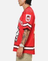 Bleacher Athletic St. George Illawarra Dragons NRL Vegas Round 2026 Jersey Red
