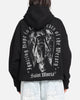 Saint Morta Weiry Hearts Boxy Hoodie Black