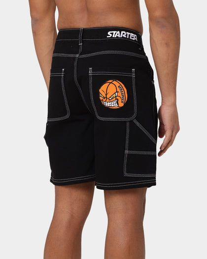 Starter Brick Denim Shorts Black