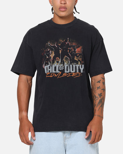 73Studio X Call Of Duty Zombies Classics T-Shirt Black Wash