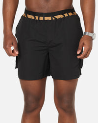 Sik Silk Cargo Swim Shorts Black