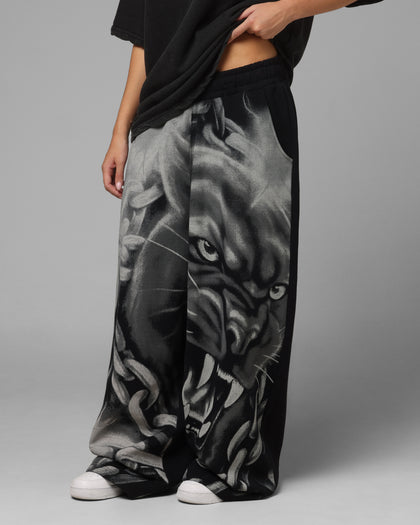 Loiter Airbrush Sweatpants Black