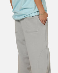Carre Off Grid Panelled Trackpants Light Grey