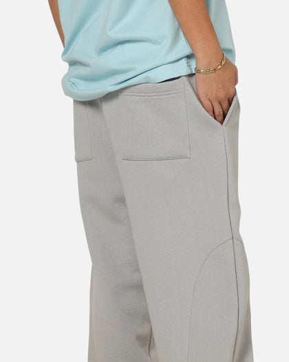 Carre Off Grid Panelled Trackpants Light Grey