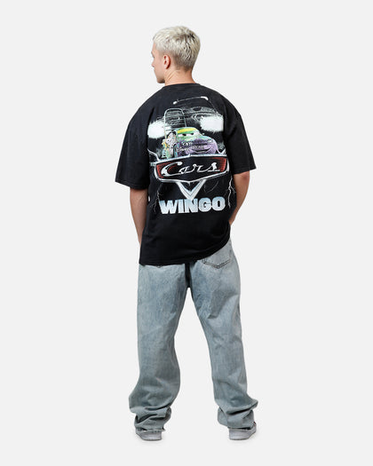 73Studio Disney And Pixar Cars Wingo Vintage T-Shirt Black Acidwash