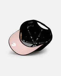 New Era Houston Astros 'Satin Flower' 9FORTY A-Frame Snapback Black/Pink