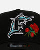 New Era Florida Marlins 'Rose Emblem' 9FORTY A-Frame Snapback Official Team Color