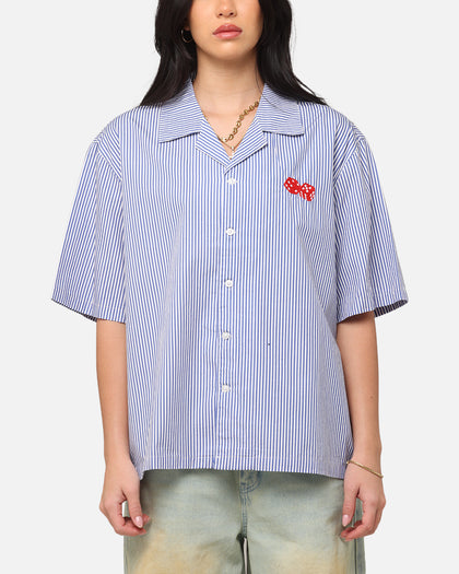 Carre Dice Club Button Up Shirt Pinstripe