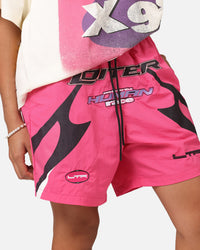 Loiter Motorway Walk Shorts Pink