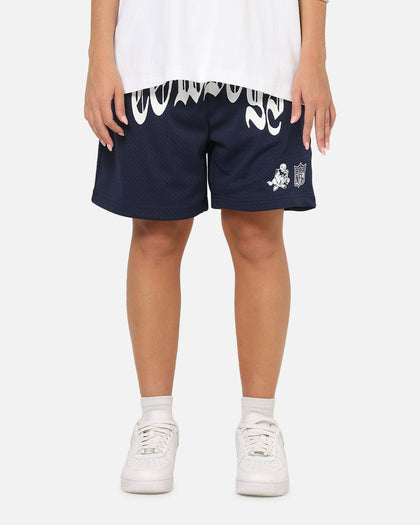 Mitchell & Ness Dallas Cowboys Arch Script Shorts Navy