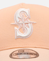 New Era Seattle Mariners 'Peaches' 9FORTY A-Frame Snapback Peach