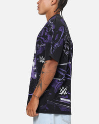 73Studio X WWE Rhea Ripley All Over Print T-Shirt Black Wash