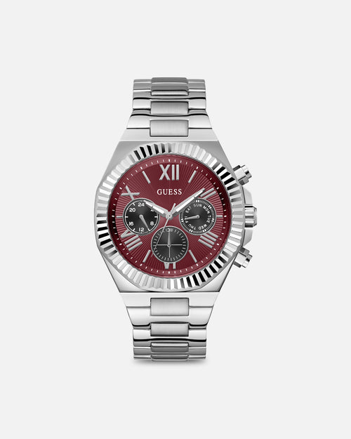 Guess Mainline Equity Watch Silver/Red
