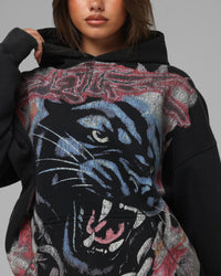 Loiter Panther Airbrush Hoodie Black
