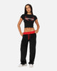 Ed Hardy Women's Tribal Baby T-Shirt Black/Red