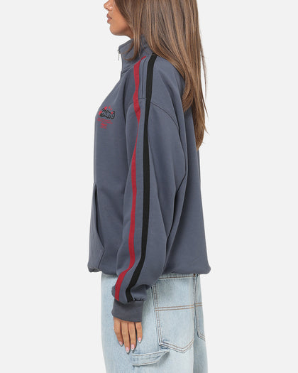 Carre Footie 1/4 Zip Crewneck Vintage Navy