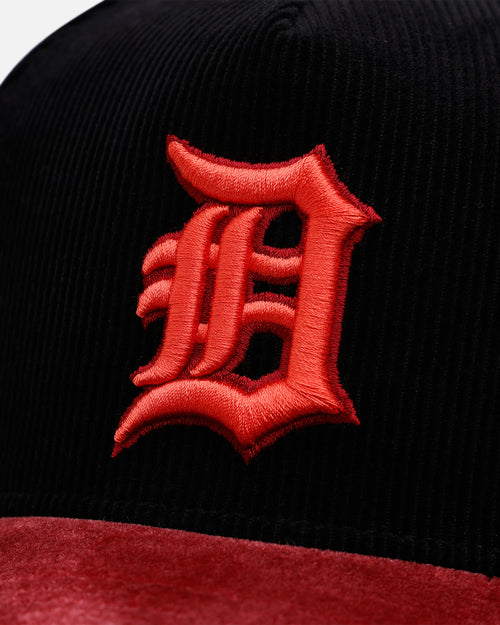 New Era Detroit Tigers 'Velvet Cord Certified Lover' 9FORTY A-Frame Premium Corduroy Snapback Black