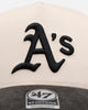 47 Brand Oakland Athletics 'Washed Black Visor' 47 Offside Snapback Natural